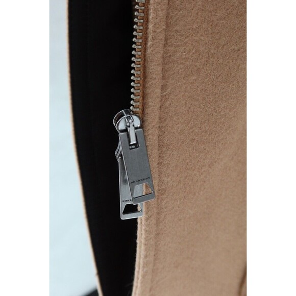 Burberry Women Size 4 (UK 6) Brown Baysbrooke Wool Check & Hearts Duffle Coat - Picture 11 of 16